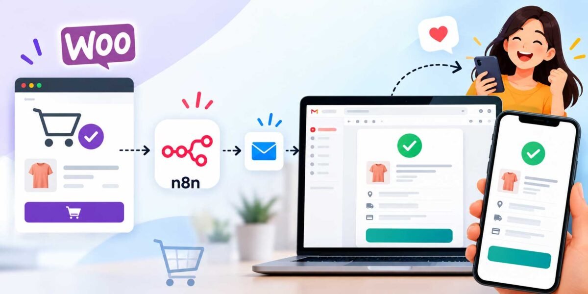 automate order confirmation emails in WooCommerce