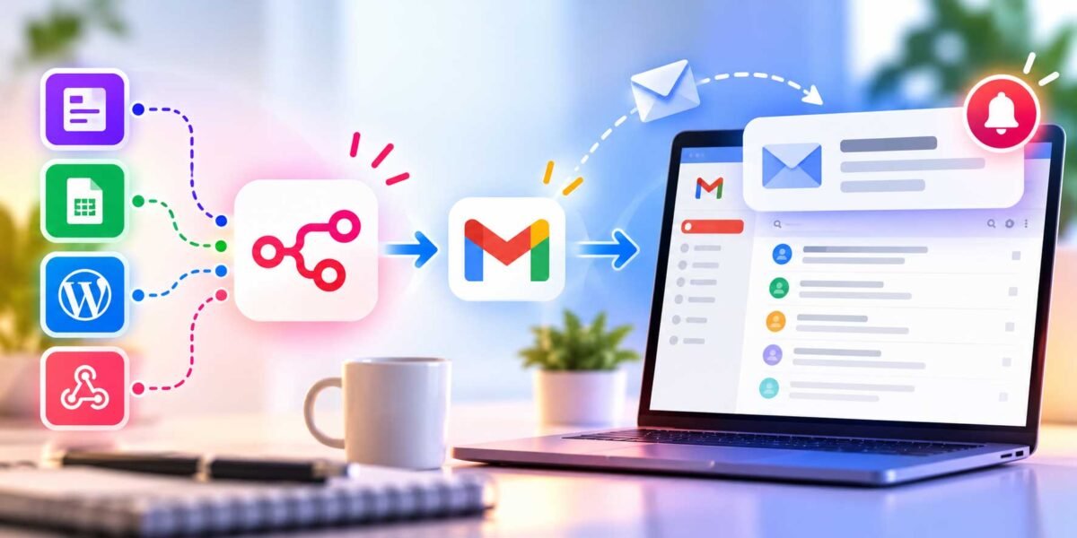 automated email notifications with n8n and Gmail