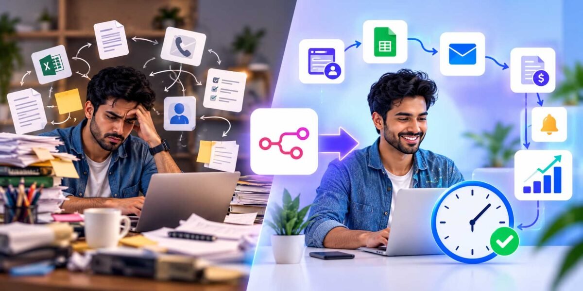 n8n workflows for small business that save time