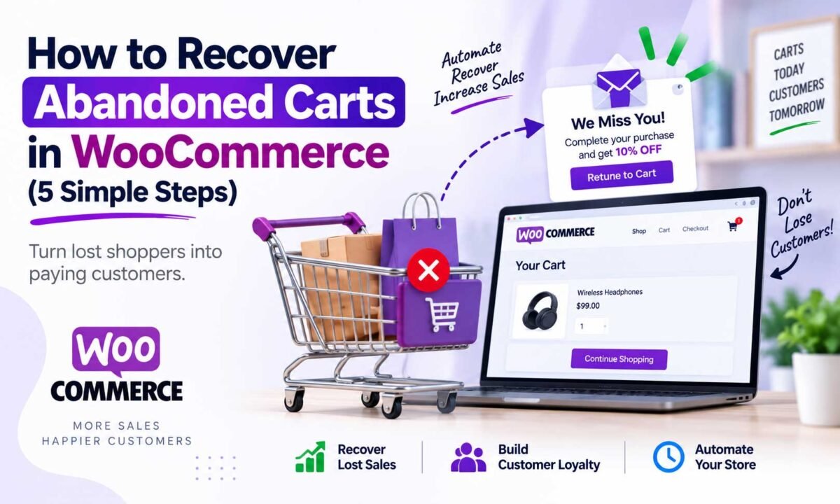 recover abandoned carts in woocommerce