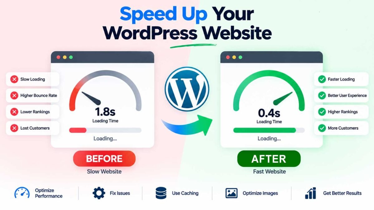 how to speed up a slow WordPress website